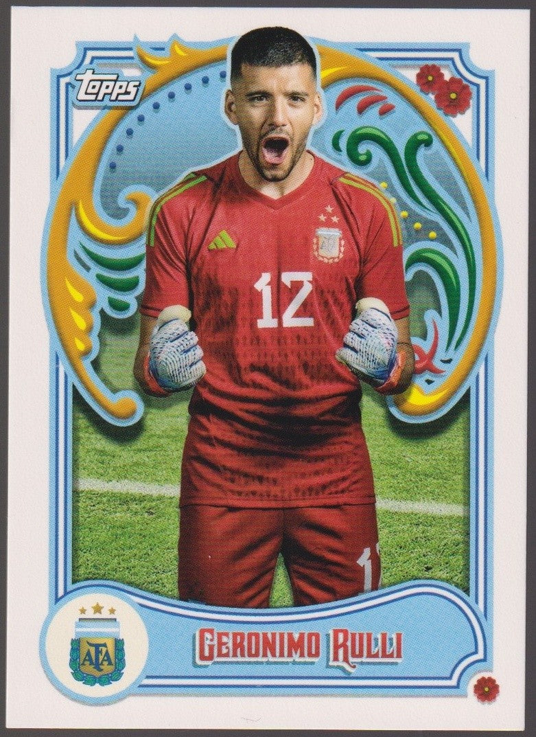 Topps 2023-24 Geronimo Rulli Argentina Parallel Rare #12 – Bild 1