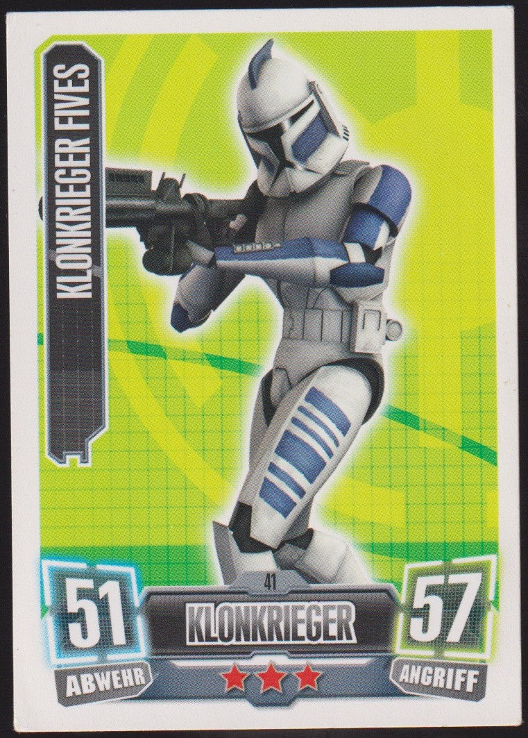 Topps Star Wars 2011 Klonkrieger Fives Republik TCG Rare #51 – Bild 1