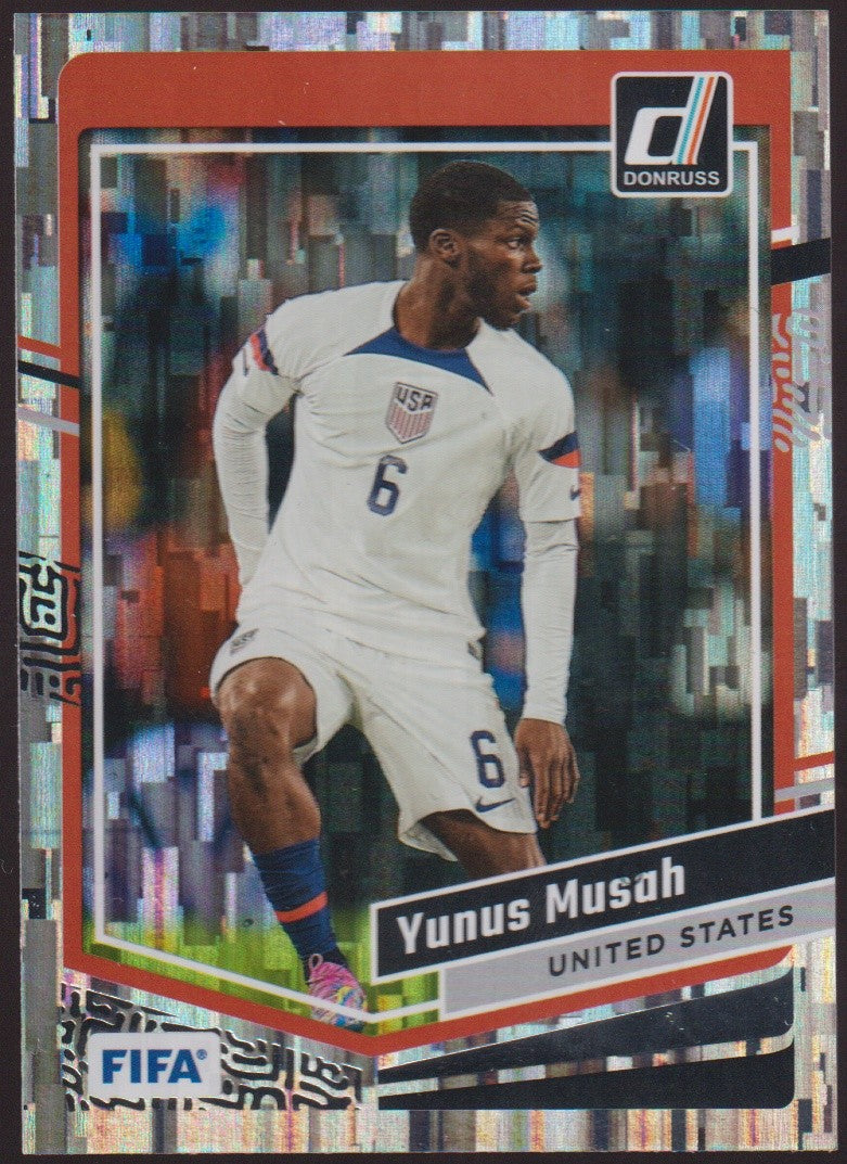 Panini 2023-24 - Donruss Soccer Yunus Musah United States Parallel Rare – Bild 1