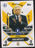 Topps Match Attax 2021-22 Carlo Ancelotti Real Madrid C.F. Parallel Rare – Bild 1