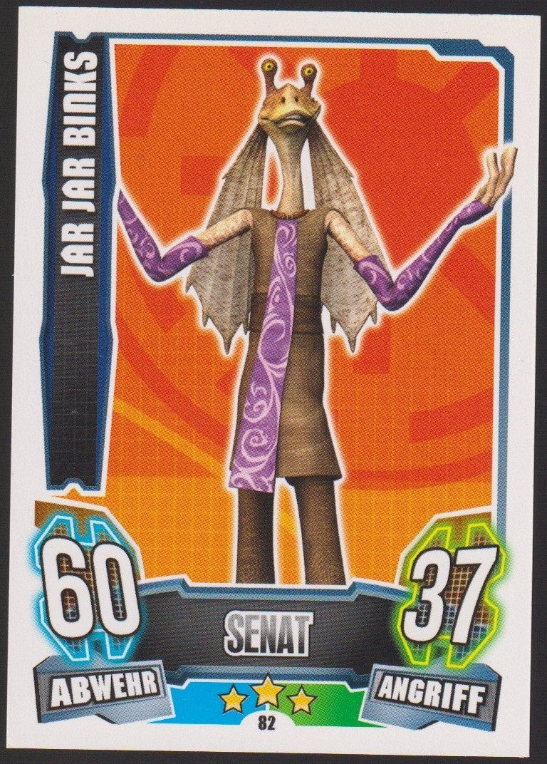 Topps Star Wars 2013 Jar Binks Republik Senator TCG Rare #82 – Bild 1