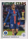 Topps Future Stars 2025-26 Bradley Barcola Rookie Paris Saint-Germain All-Star – Bild 1