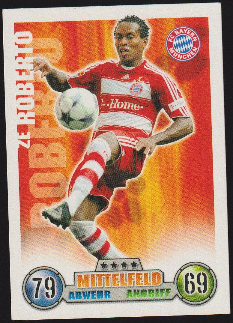 Topps Match Attax Robbie Ze Roberto FC Bayern München Bundesliga Parallel Rare – Bild 1