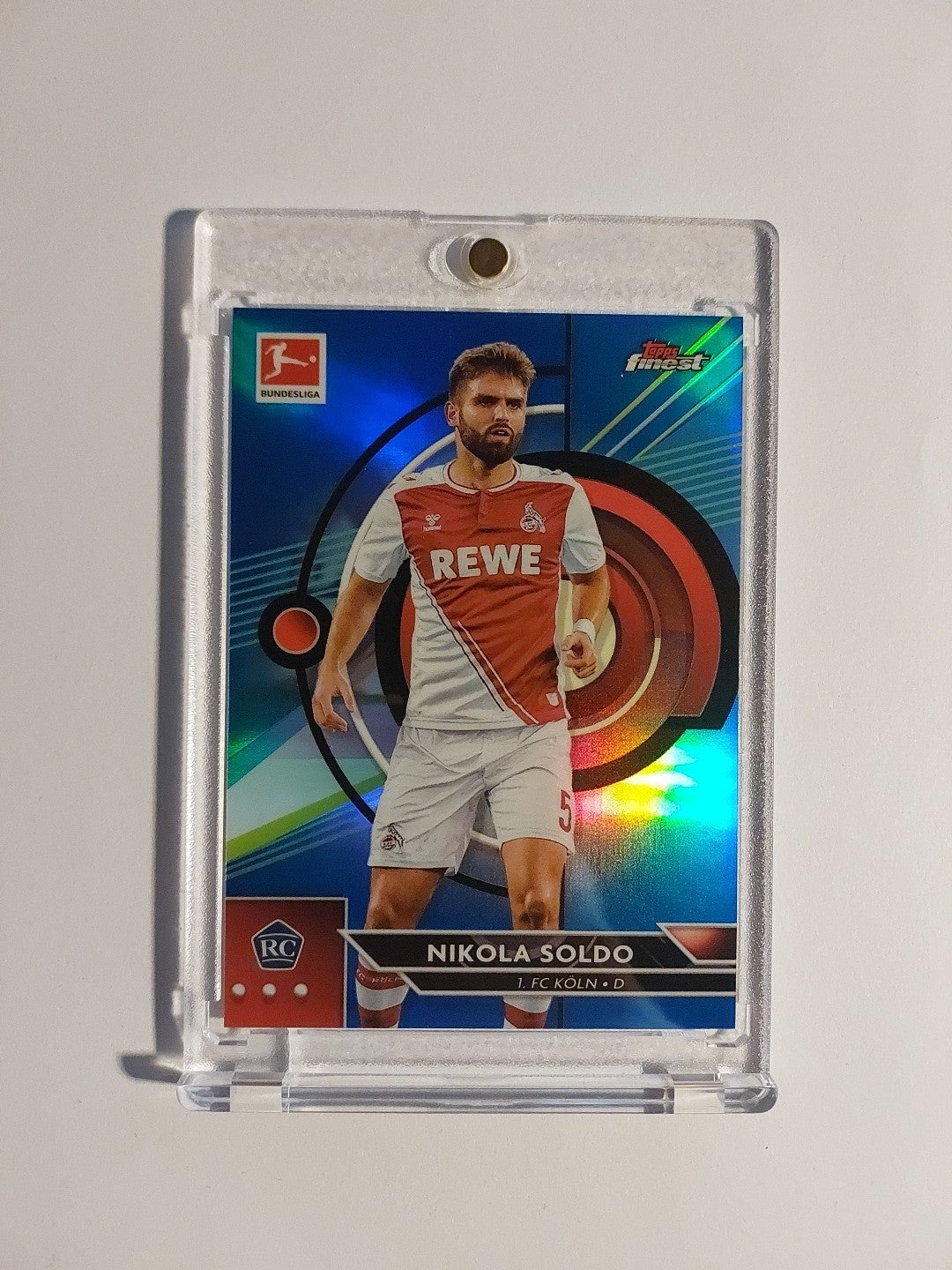 Topps Finest Bundesliga 2022-23 Nikola Soldo Fc Köln Parallel 78/150 Rookie Rare – Bild 1