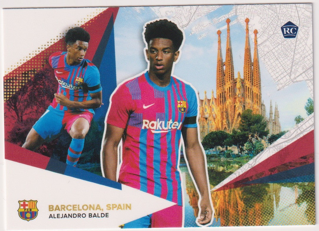 Topps 2021-22 Alejandro Balde Rookie FC Barcelona Parallel Rare – Bild 1