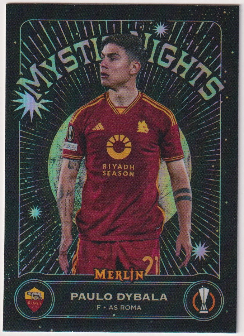 Topps Mystic Nights 2023-24 Paulo Dybala AS Roma Parallel Refractor Nr. MN-19 – Bild 1