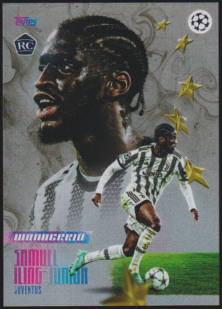 Topps Champions League Samuel Ilinga Junior Juventus Parallel Rare Rookie – Bild 1