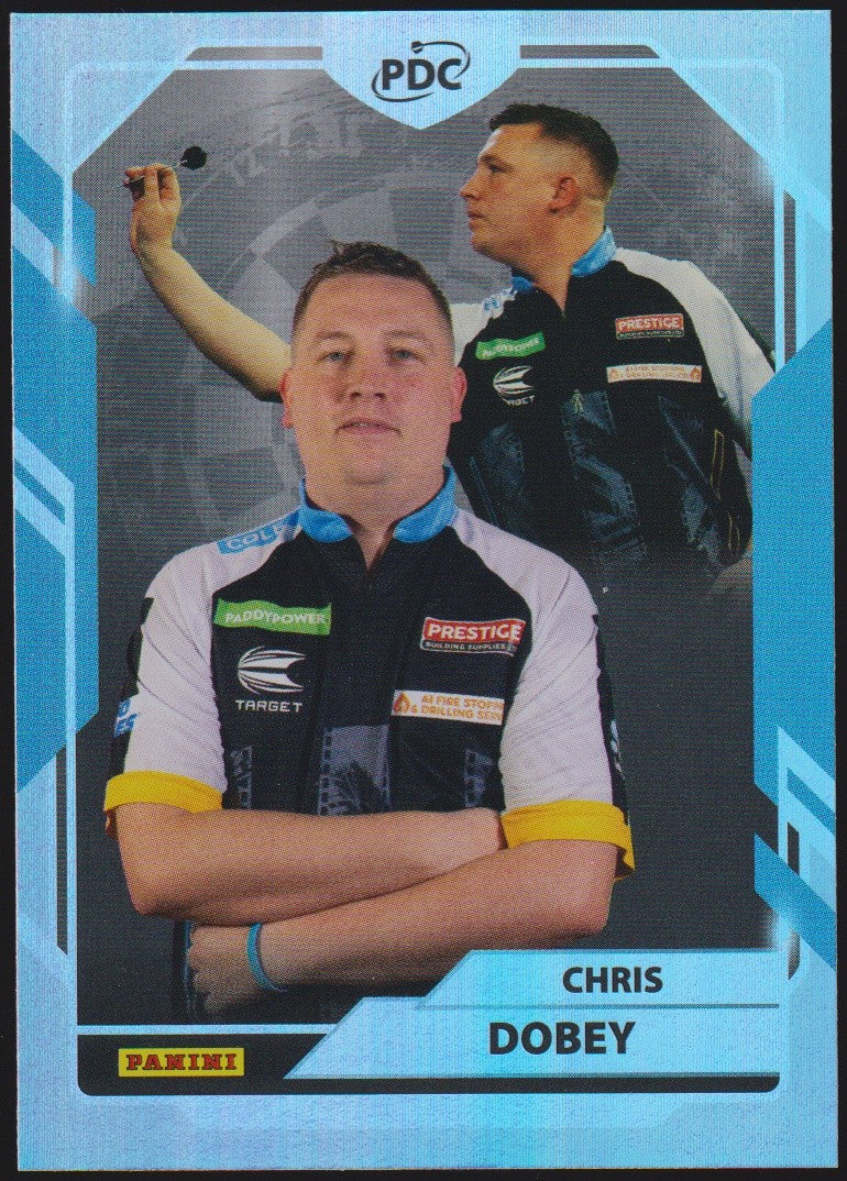 Panini PDC World Championship 2026 Chris Dobey Refractor Parallel – Bild 1