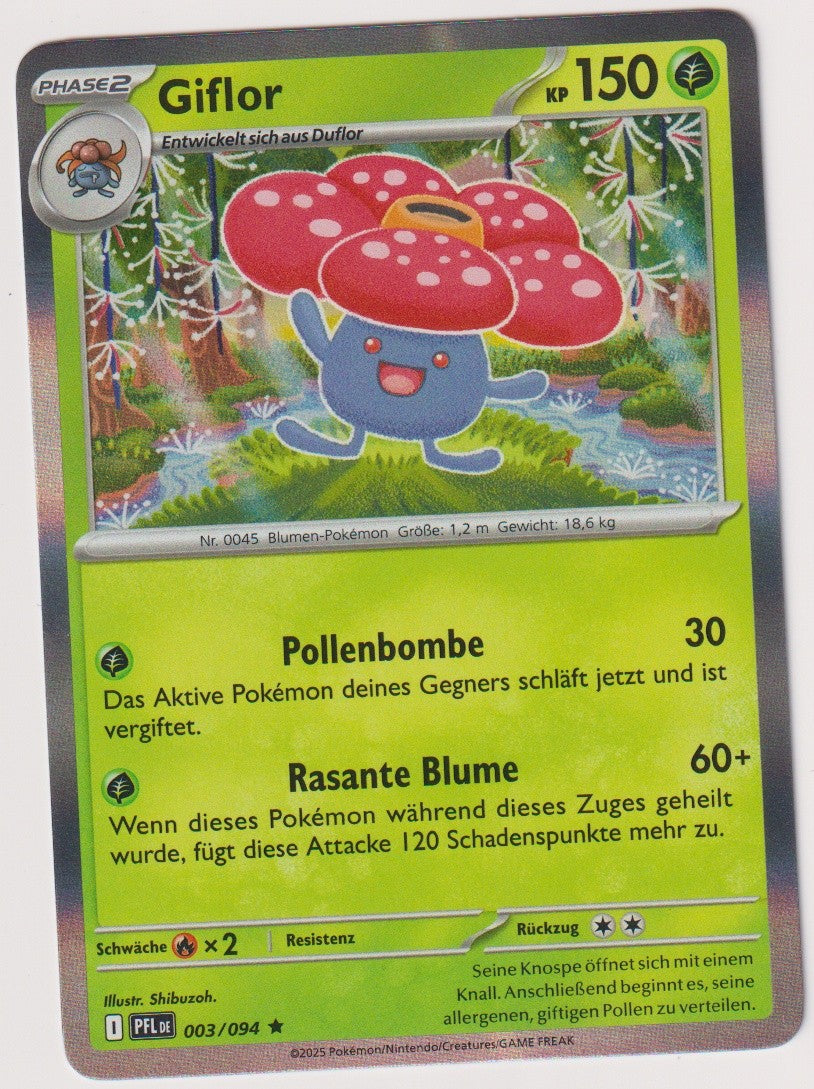 Pokemon TCG Vileplume #3/094 Rare (R) Holo Deutsch 2025 – Bild 1