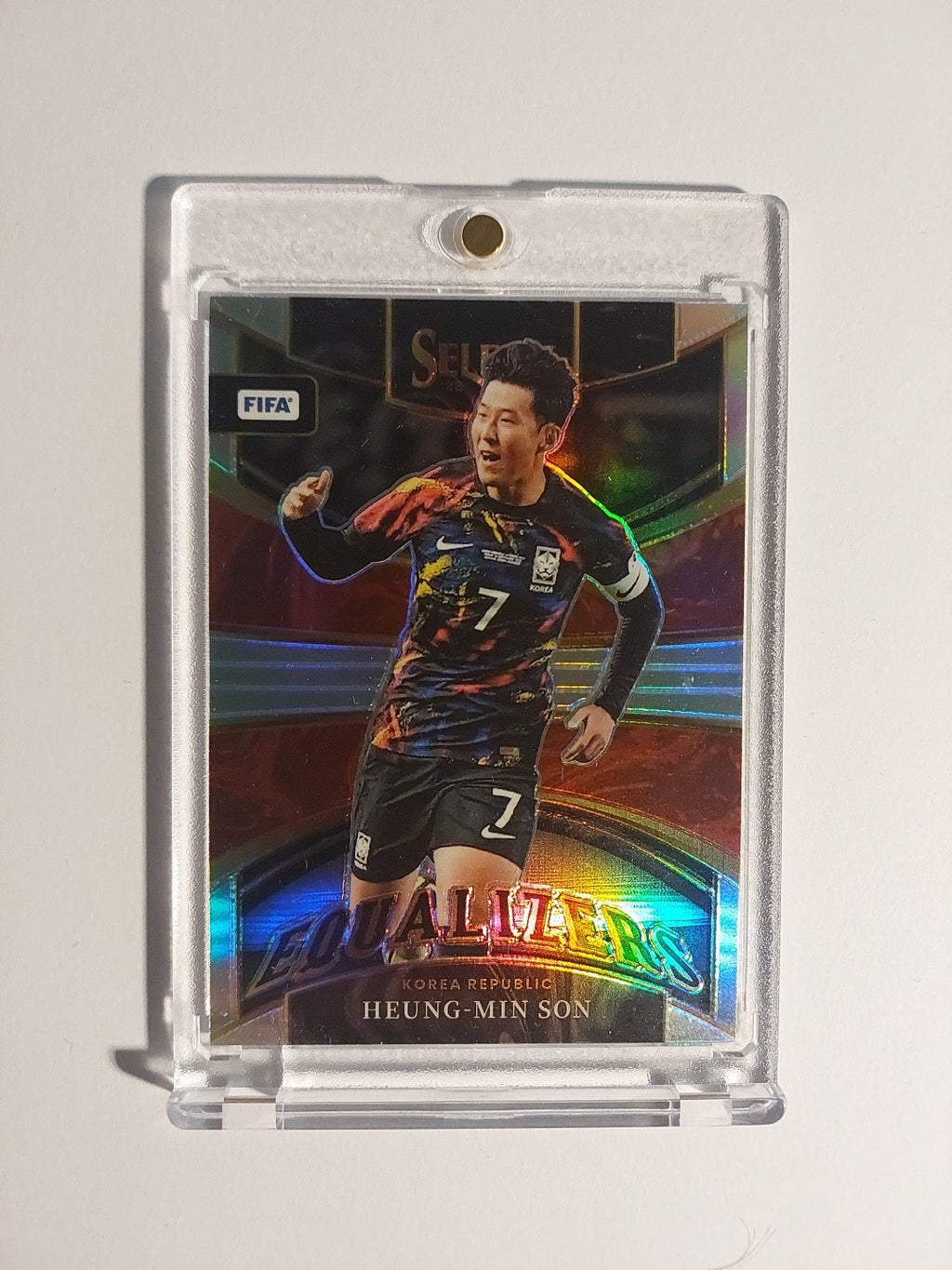 Panini Select 2022-23 Heung Min Son Südkorea Parallel Refractor Insert Rare Hit – Bild 1
