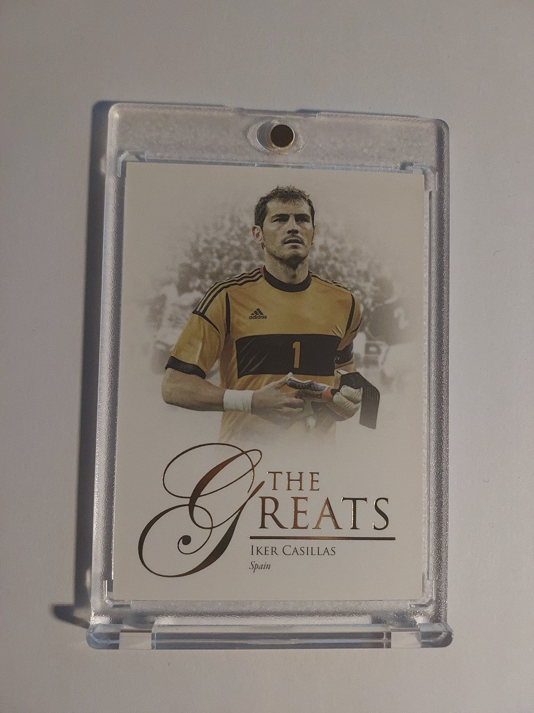 Futera Unique 2023 Iker Casillas Spanien Real Madrid Parallel Insert The Greats – Bild 1