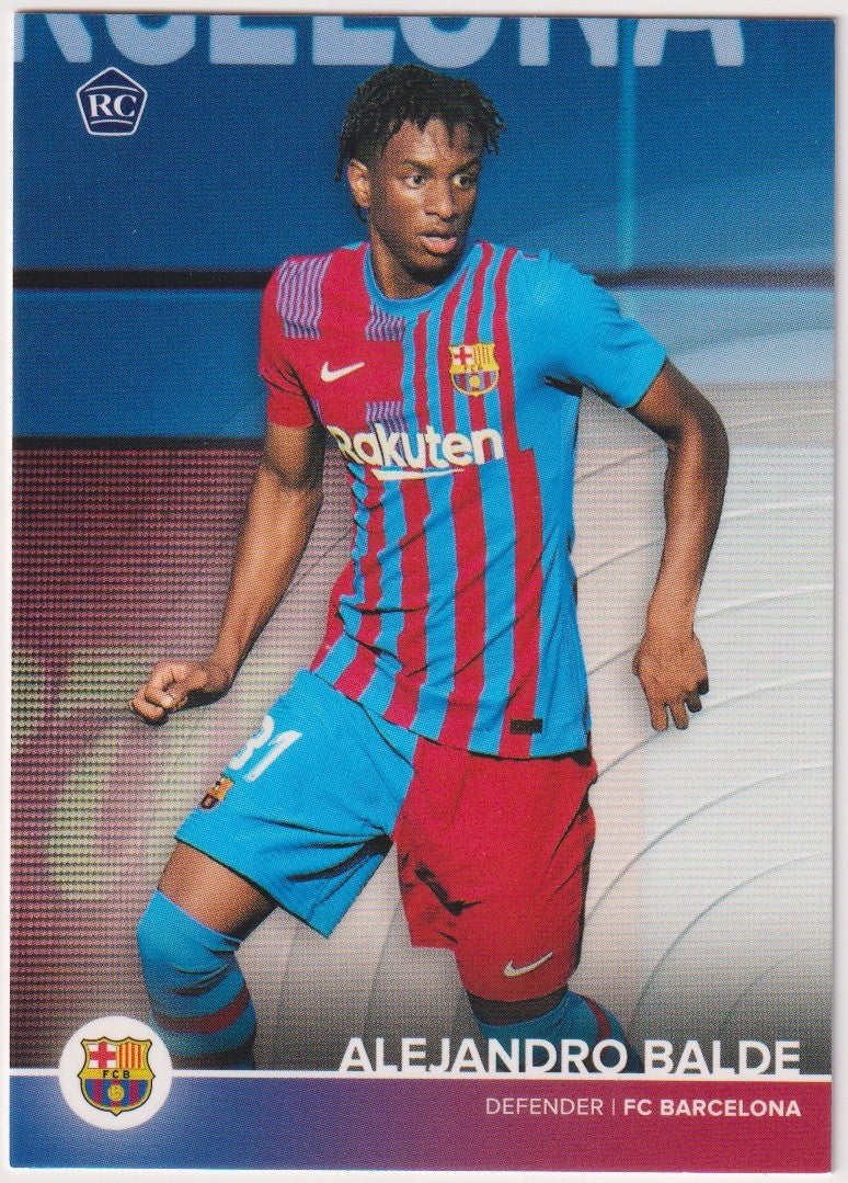 Topps 2021-22 Alejandro Balde Rookie FC Barcelona Parallel Rare – Bild 1