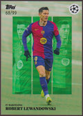 Topps 2024-25 Robert Lewandowski FC Barcelona Parallel 68/99 Refractor – Bild 1