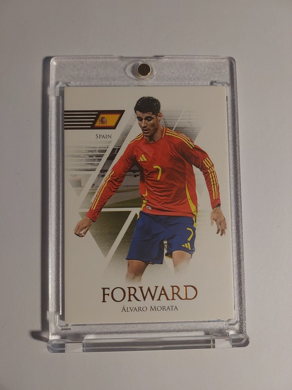 Futera Unique 2024 Alvaro Morata Spain (Spanien) Numbered 39/62 Limited Parallel – Bild 1