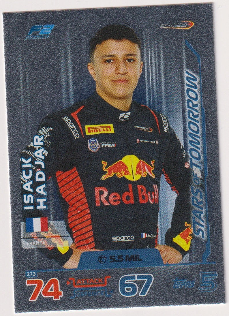 Topps Turbo Attax 2024 Isack Hadjar Red Bull Parallel Rare Nr. 273 – Bild 1