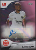 Topps 2022/23 Chrome 2022-23 DJIBRIL SOW Auto Eintracht Frankfurt Parallel 06/75 – Bild 1