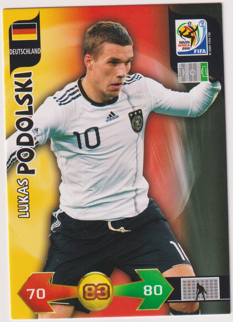 Panini Adrenalyn XL 2010-11 Lukas Podolski Deutschland 2010 FIFA World Cup – Bild 1