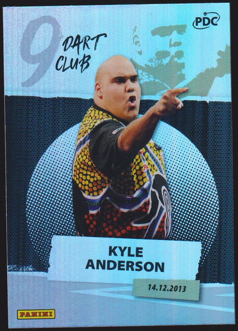 Panini PDC World Championship 2026 Kyle Anderson Refractor Parallel – Bild 1
