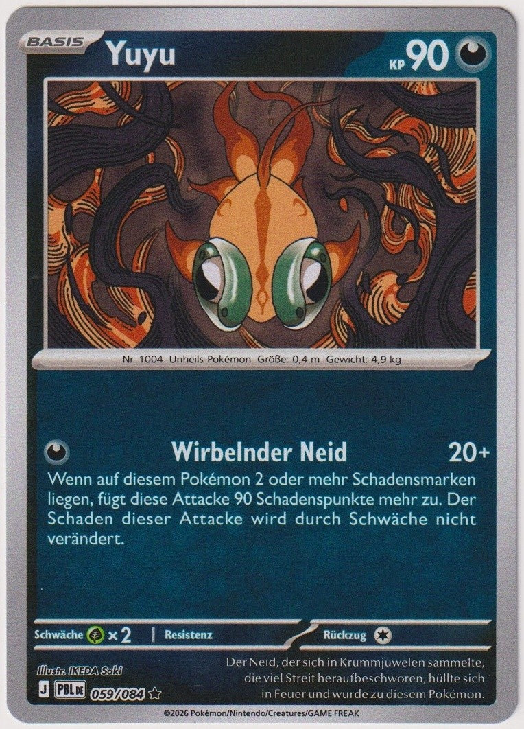 Pokemon TCG Chi-Yu #59/084 Rare (R) Reverse Holo Deutsch 2026 – Bild 1