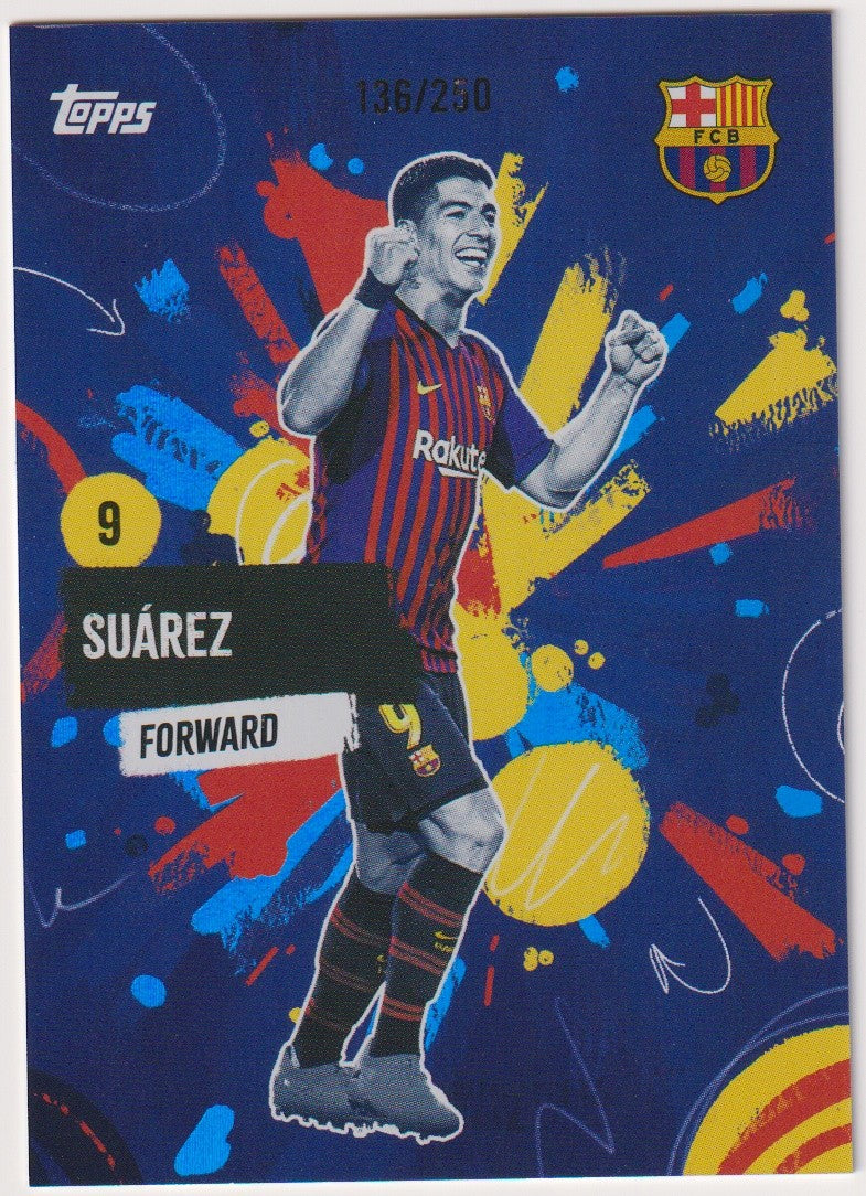 Topps Stadium Club Chrome 2024-25 Luis Suarez Barcelona Parallel 136/250 Rare – Bild 1