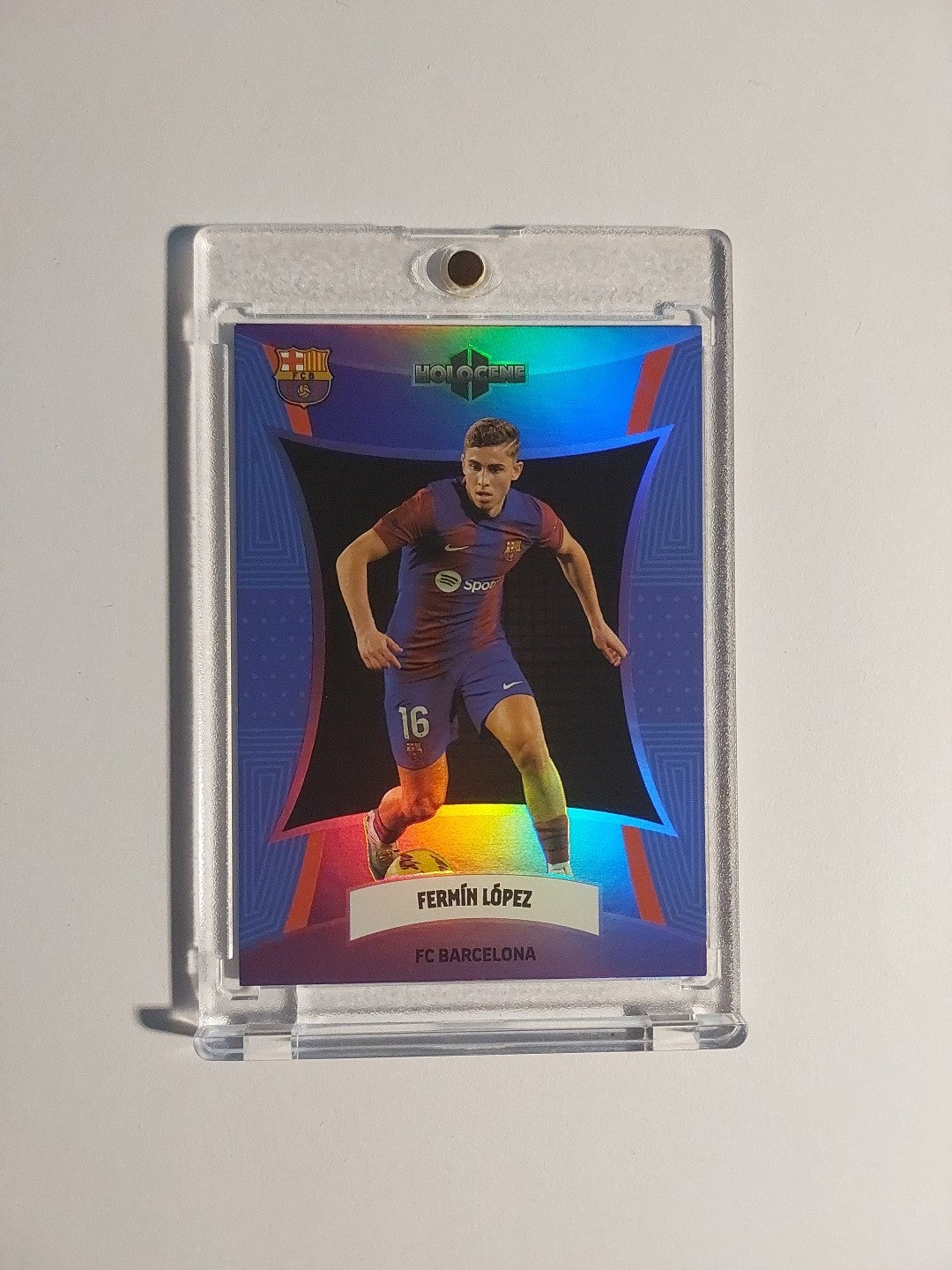 Daka Holocene 2023-24 Fermin Lopez FC Barcelona Spanien Parallel 21/99 Refractor – Bild 1