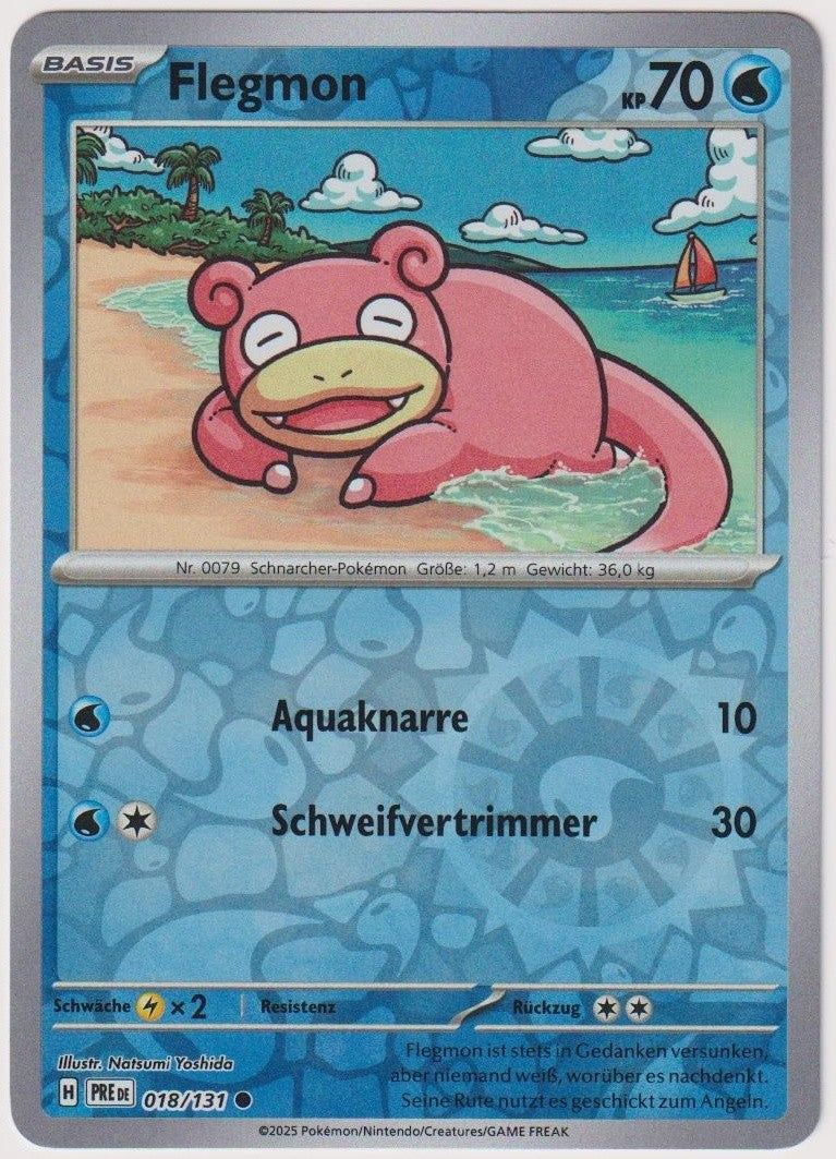 Pokemon TCG Slowpoke #18/131 Common (C) Reverse Holo Deutsch 2025 – Bild 1