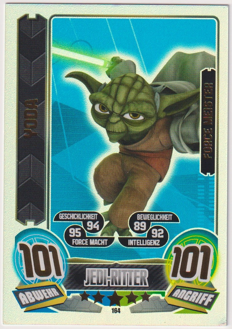 Topps Star Wars Yoda Republik Die Jedi-Ritter TCG Rare Nr. 164 – Bild 1