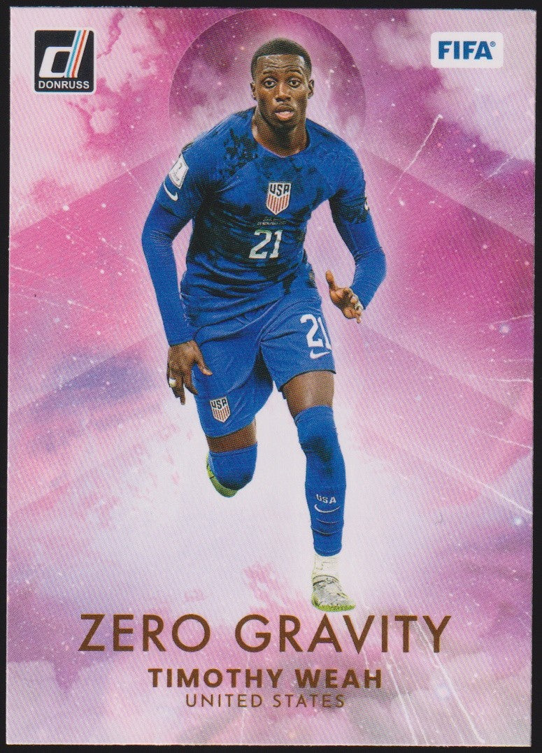 Panini 2022-23 Timothy Weah United States Parallel Rare Nr. 25 – Bild 1