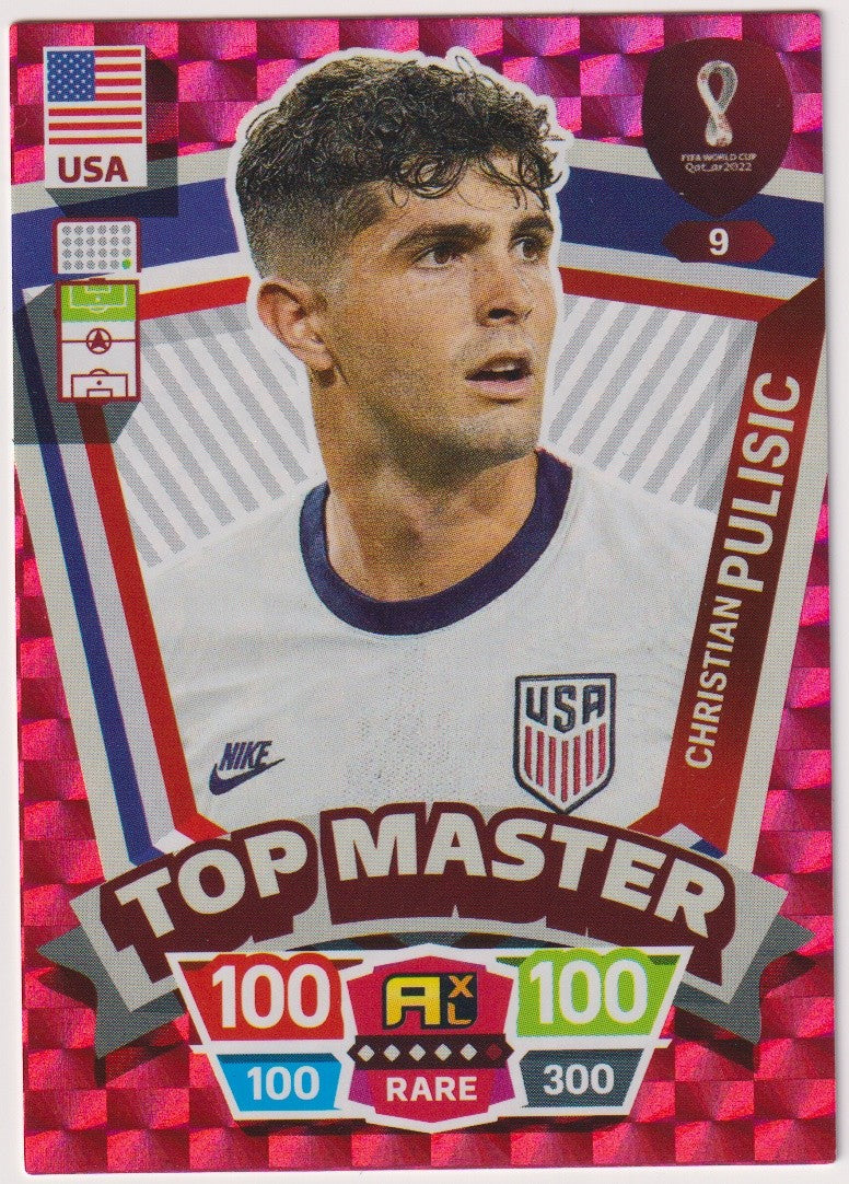 Panini FIFA World Cup Qatar 2022 2023-24 Christian Pulisic USA Parallel – Bild 1