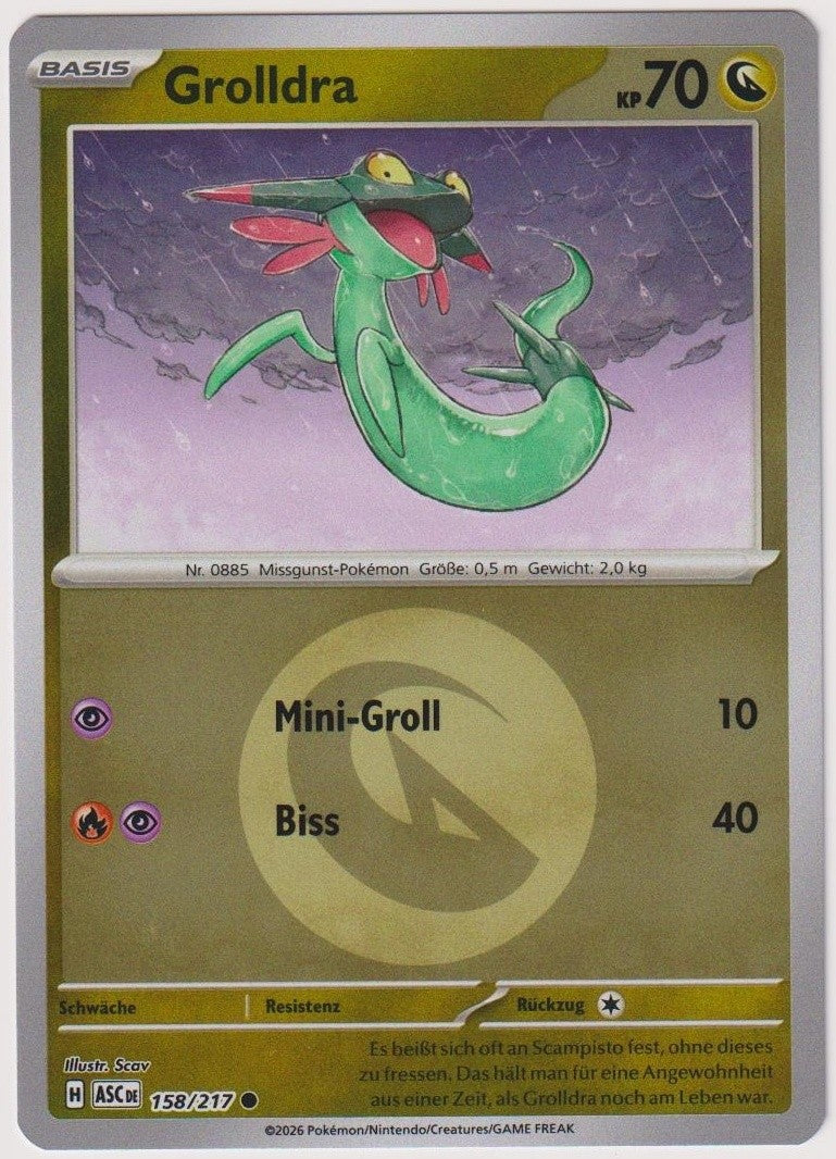 Pokemon TCG Dreepy #158/217 Common (C) Reverse Holo Deutsch 2026 – Bild 1