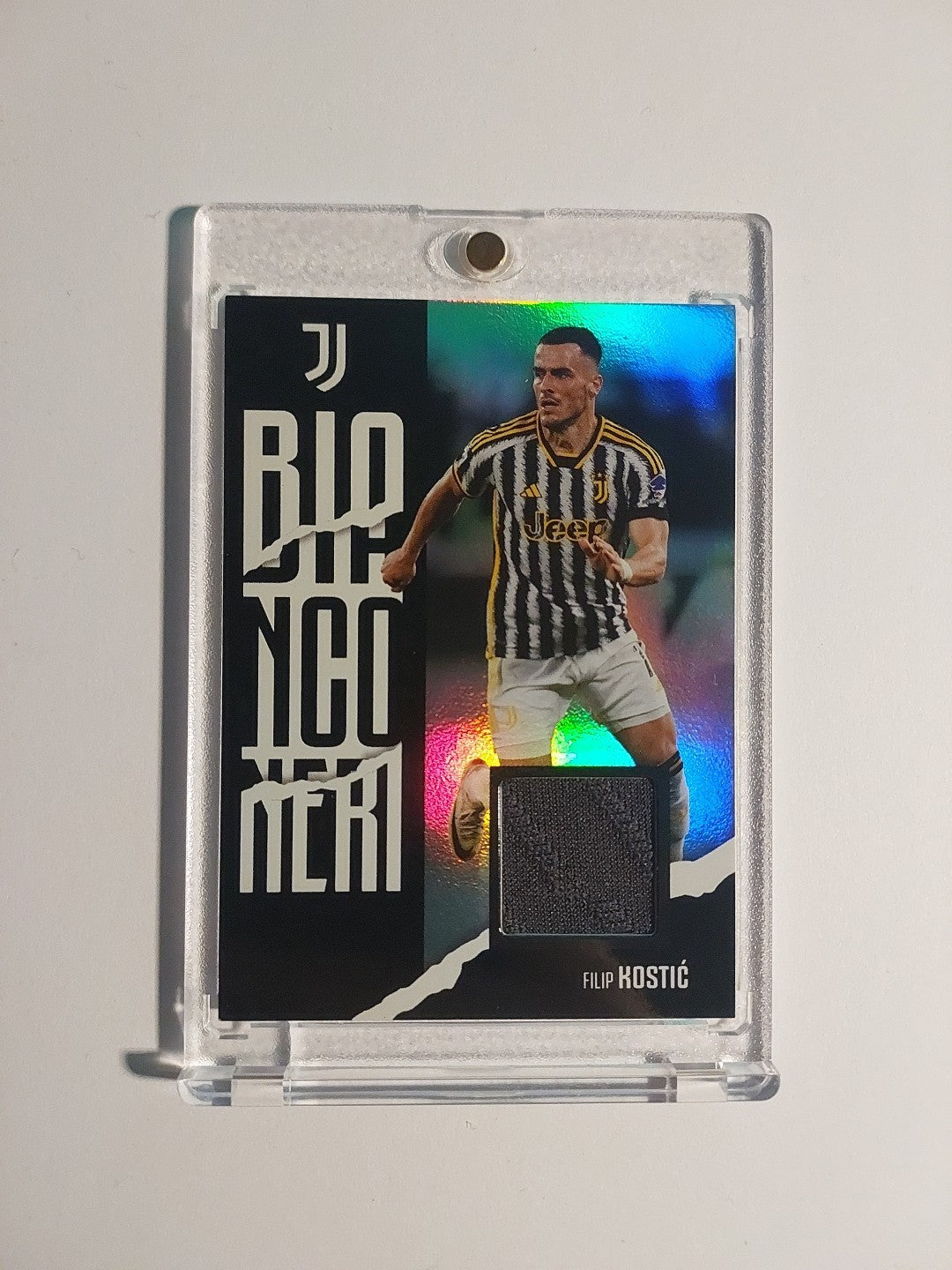 Topps Juventus Turin 2023-24 Filip Kostic Patch Relic Parallel Refractor Rare – Bild 1
