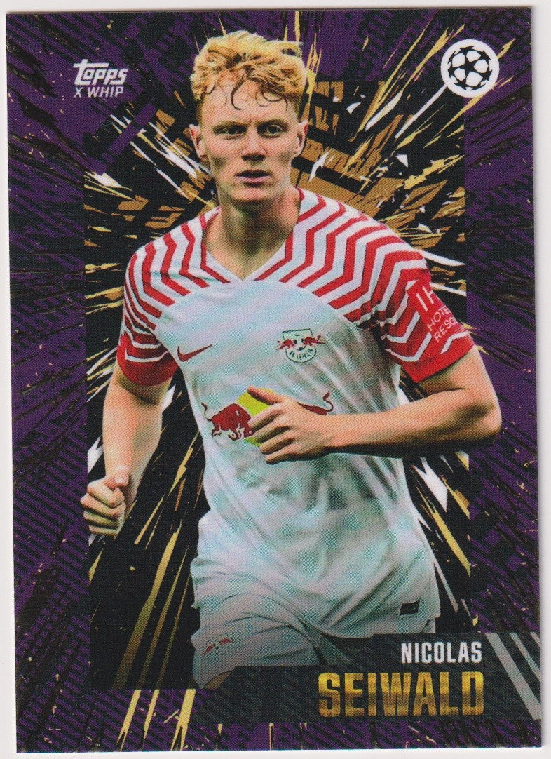 Topps X WHIP Gold 2023-24 Nicolas Seiwald RB Leipzig Parallel Rare – Bild 1