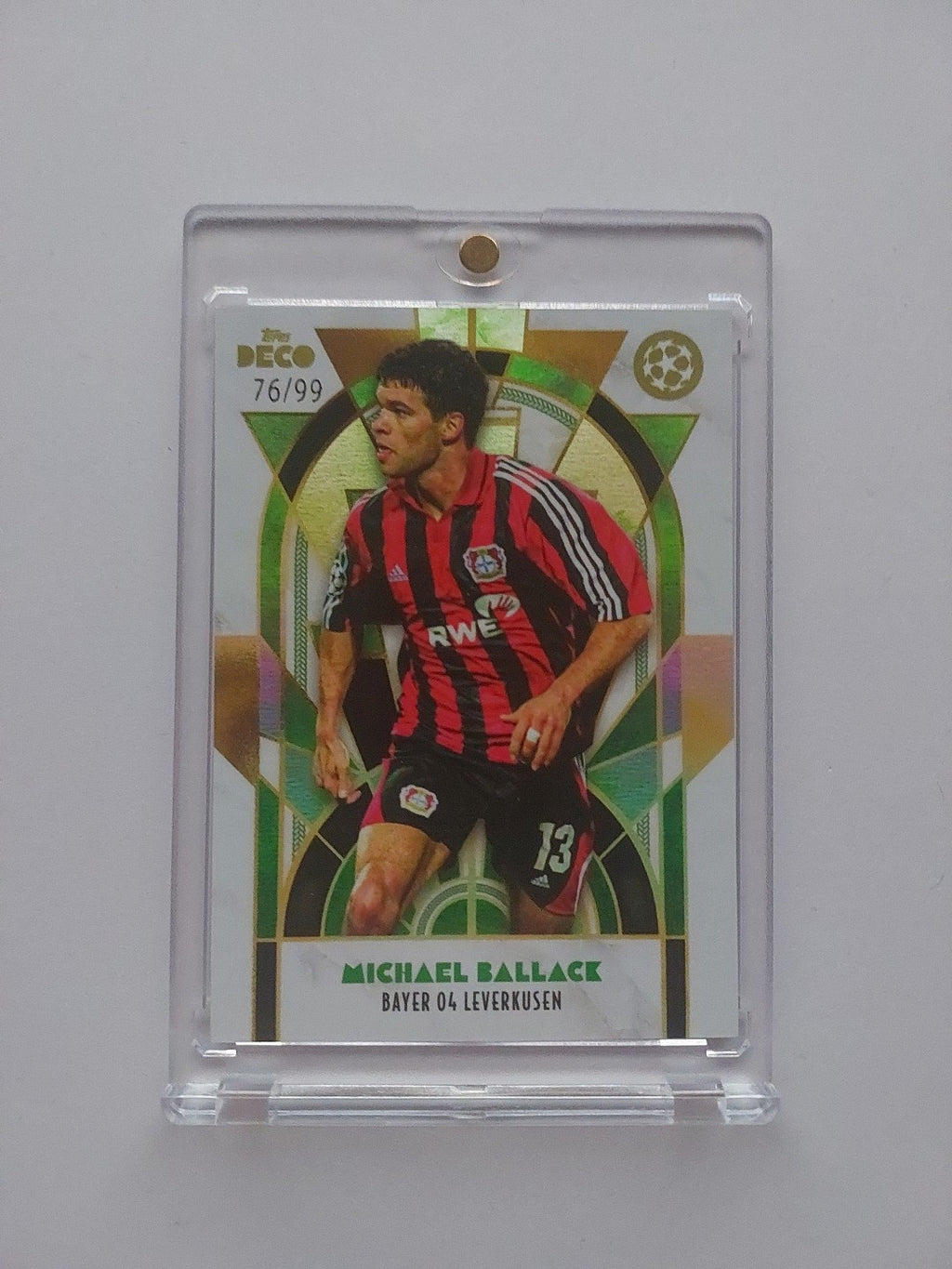 Topps Deco 2024-25 Legends Michael Ballack Bayer Leverkusen (Parallel: 76/99) – Bild 1
