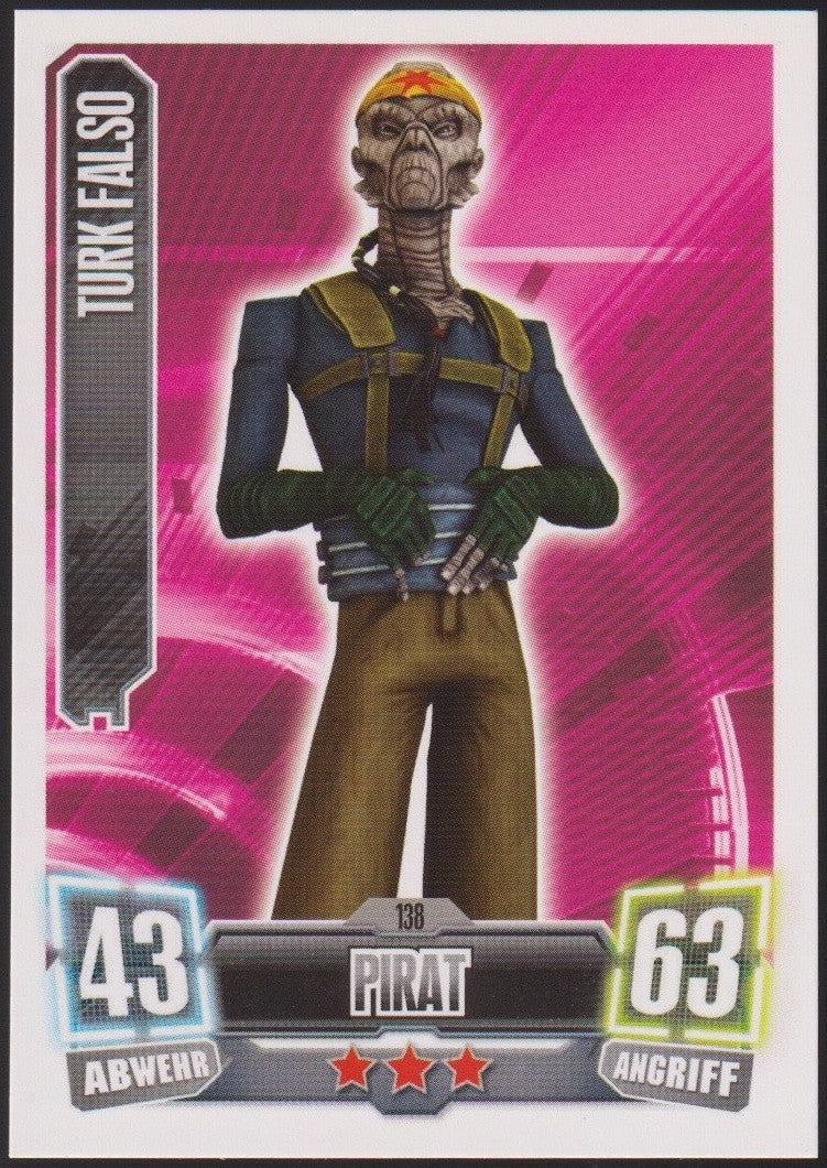 Topps Star Wars 2011 Turk Falso Pirat Söldner TCG Rare #138 – Bild 1