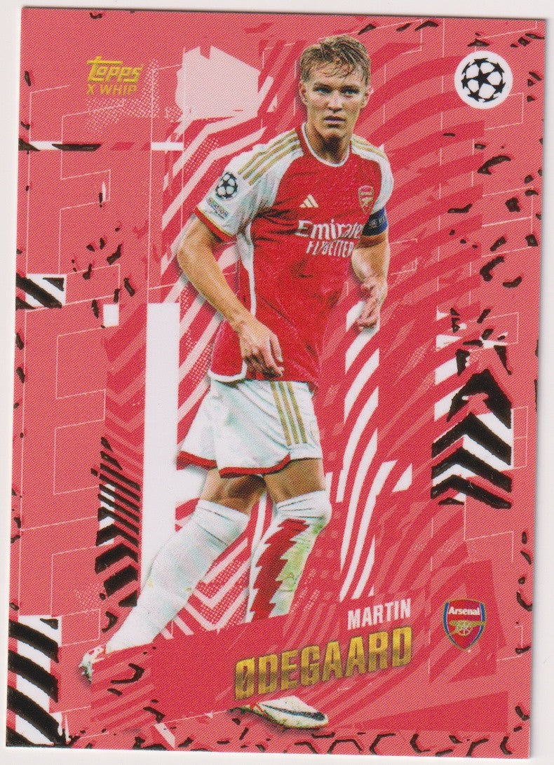 Topps Champions League 2022-23 Martin Odegaard Arsenal Parallel Rare – Bild 1