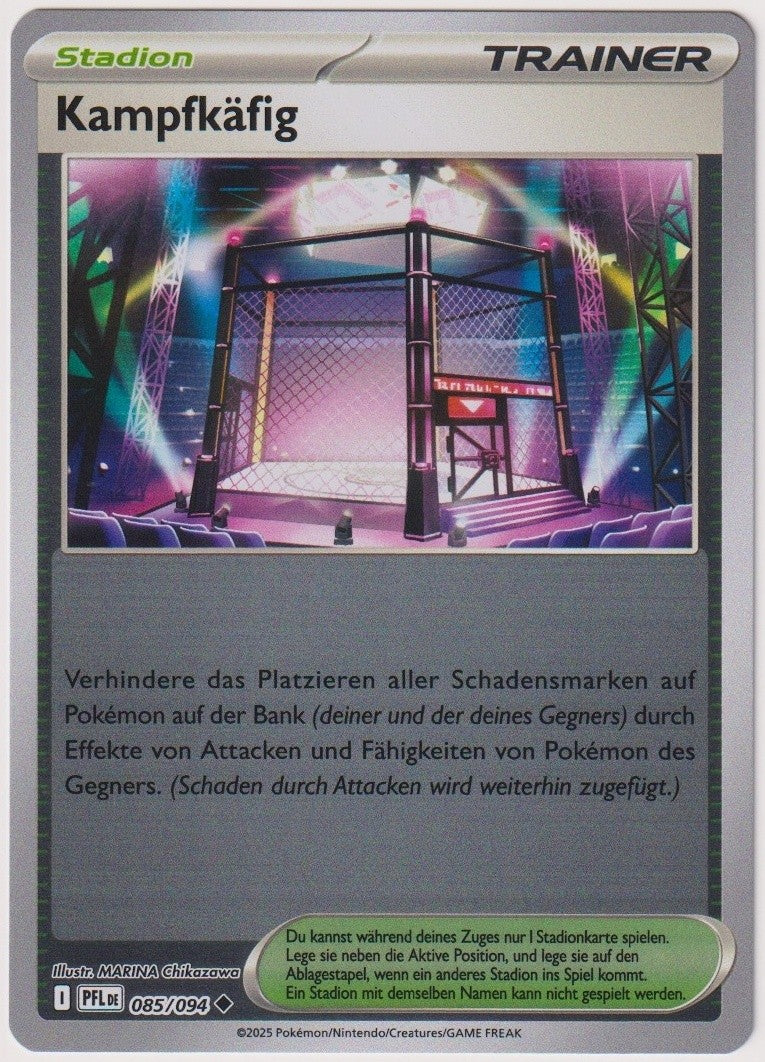 Pokemon TCG Battle Cage #085/094 Uncommon (U) Reverse Holo Deutsch 2025 – Bild 1