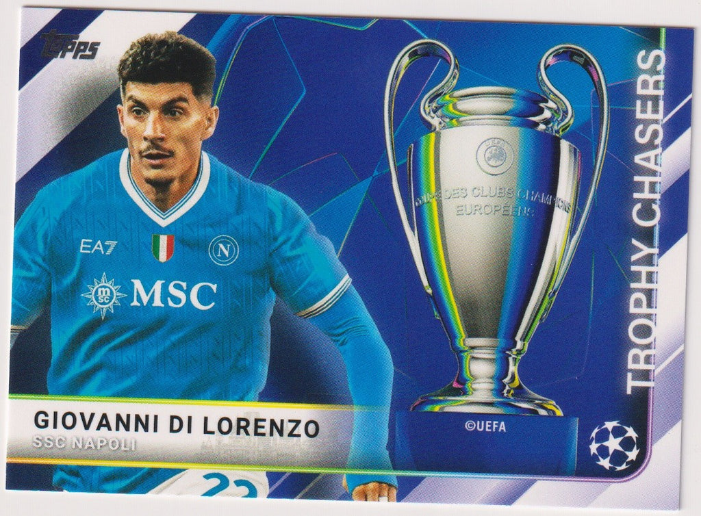 Topps Trophy Chasers 2026-27 Giovanni Di Lorenzo SSC Napoli Parallel Rare TC-18 – Bild 1