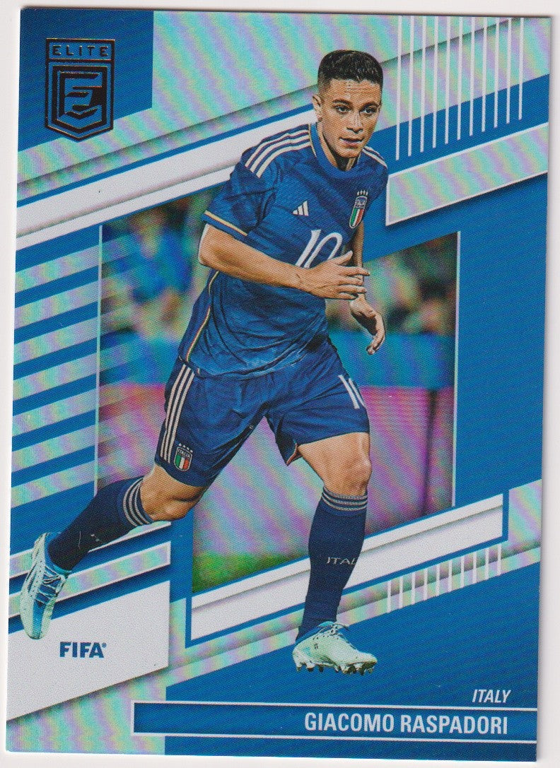 Panini Donruss Elite FIFA Soccer 2023-24 Giacomo Raspadori Italien Parallel Rare – Bild 1