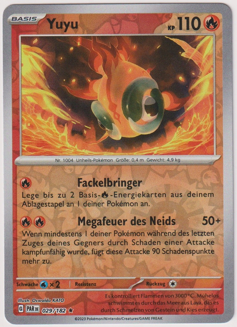 Pokemon TCG Chi-Yu #29/182 Rare (R) Reverse Holo Deutsch 2023 – Bild 1