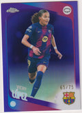 Topps Chrome 2025-26 Vicky Lopez FC Barcelona Parallel 65/75 Refractor – Bild 1