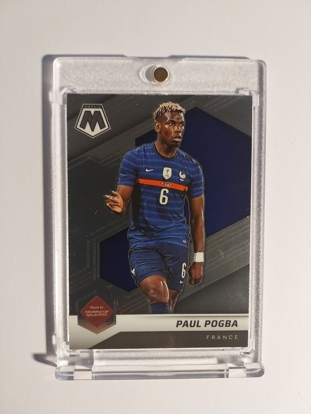Panini Mosaic 2021-22 Paul Pogba Frankreich Parallel Insert Ultra Rare Hit – Bild 1
