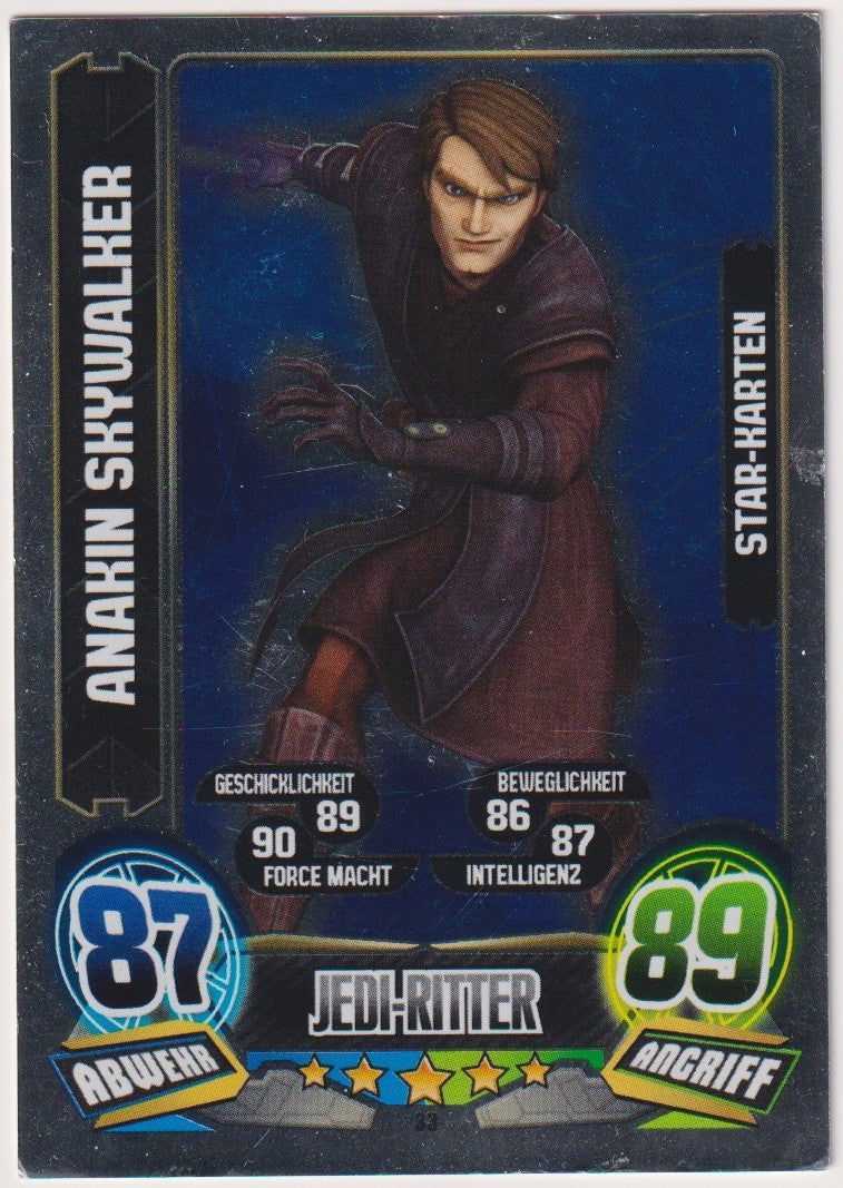 Topps Star Wars 2012 Anakin Skywalker Republik Jedi-Ritter TCG Rare – Bild 1