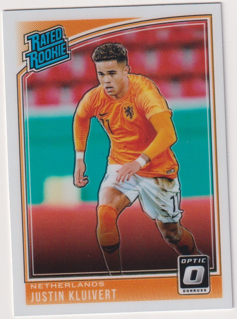 Panini Donruss Optic 2018-19 Justin Kluivert Rookie Netherlands Parallel Rare – Bild 1