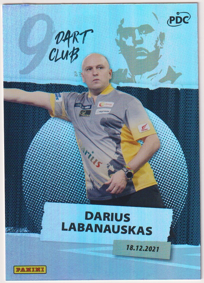 Panini PDC WC 2026 9 Dart Club Darius Labanauskas Refractor Parallel – Bild 1