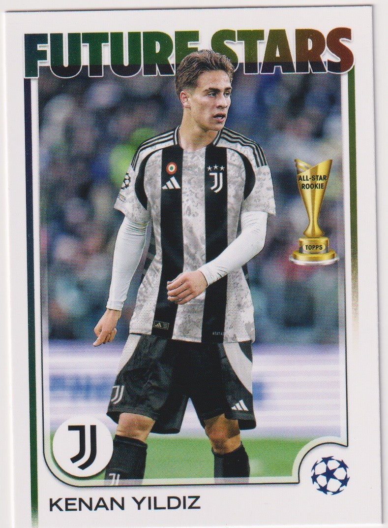 Topps Future Stars 2025-26 Kenan Yildiz Rookie Juventus UEFA Champions League – Bild 1