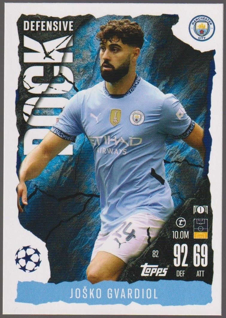 Topps Match Attax 2023-24 Josko Gvardiol Manchester City Parallel Rare #14 – Bild 1