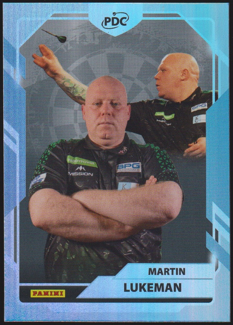 Panini PDC World Championship 2026 Martin Lukeman "Smash" Refractor Parallel – Bild 1