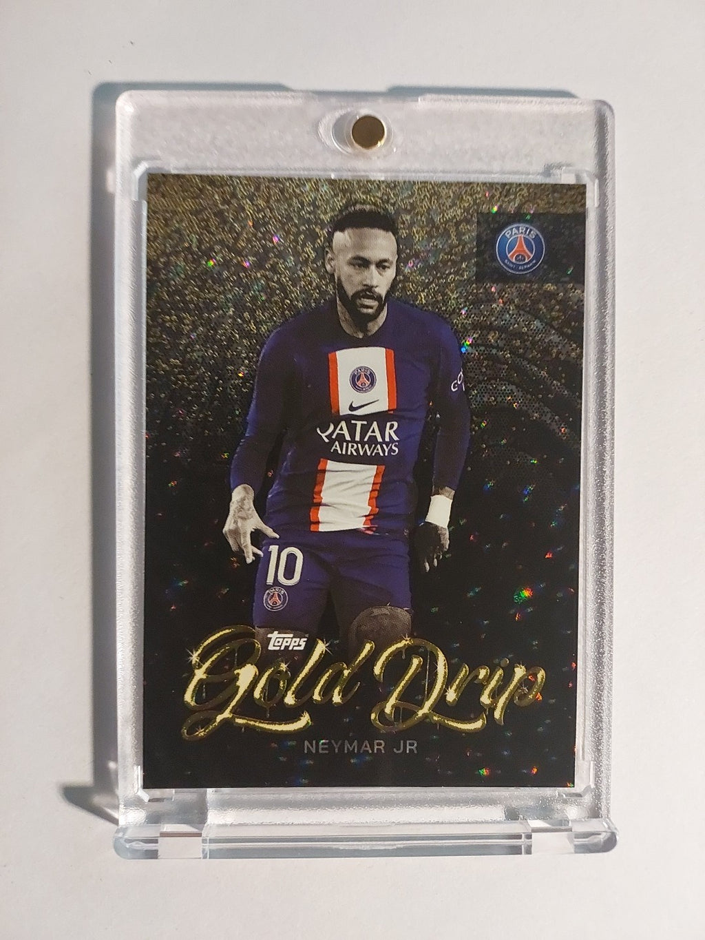 Topps Paris Saint-Germain Neymar Jr Refractor Parallel Insert Ultra Rare Hit – Bild 1