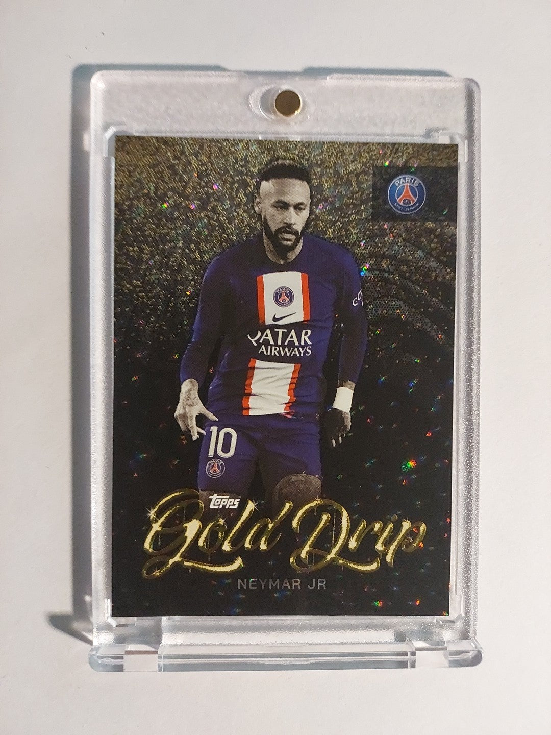 Topps Paris Saint-Germain Neymar Jr Refractor Parallel Insert Ultra Rare Hit – Bild 1