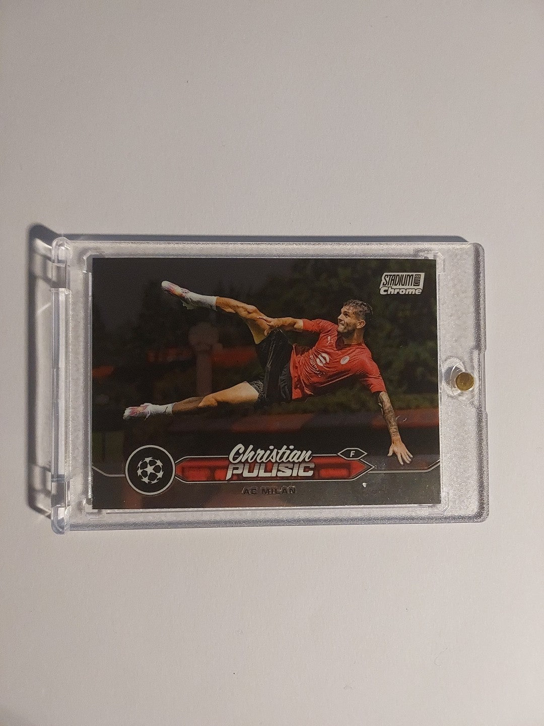 Topps Stadium Club Chrome 2023-24 Christian Pulisc AC Mailand Parallel – Bild 1